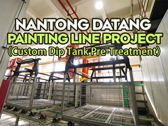 Linha de pintura Nantong Datang, um projeto personalizado - linhas de pré-tratamento de tanques de mergulho