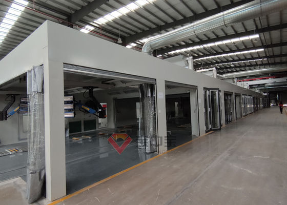 qualidade Auto linha de pintura da chapa metálica com sistema do calor da lâmpada infravermelha fábrica