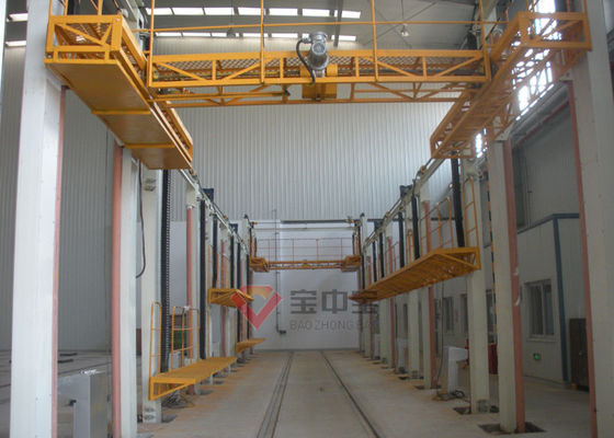 qualidade Plataforma de funcionamento de levantamento para a cabine de pulverizador da indústria da sala do pulverizador da pintura do trem fábrica