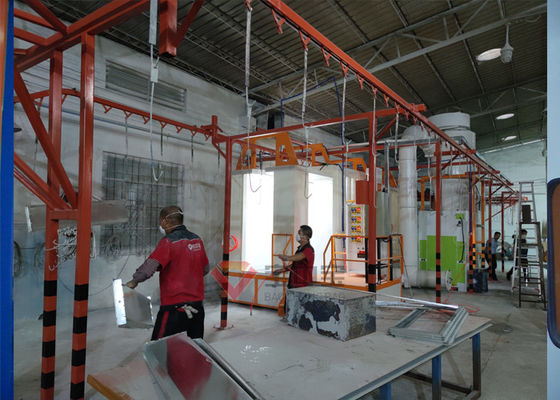 qualidade Linha de revestimento arma do pó de pulverizador automática para o forno do revestimento do pó da fábrica do metal fábrica