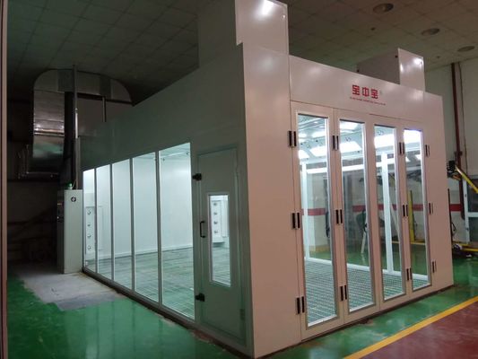 qualidade Cabine de pulverização de carro de luxo para equipamentos de pintura de treinamento de academia de reparo de automóveis fábrica
