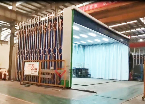 qualidade Cabine de pulverizador telescópica com sistema traseiro Exprooof do exaustor que ilumina-se na parte superior fábrica