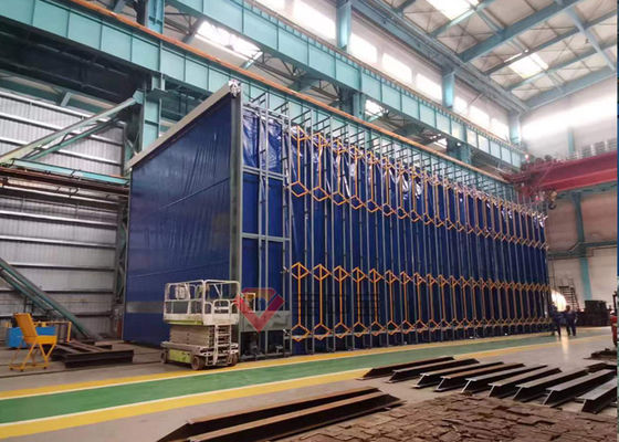 qualidade Cabine telescópica da pintura da construção de aço dos equipamentos da pintura do PVC fábrica