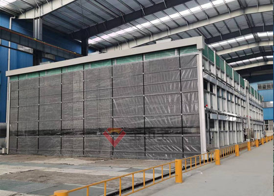 qualidade Cabine retrátil da pintura da maquinaria pesada para o Workpiece personalizado do metal fábrica