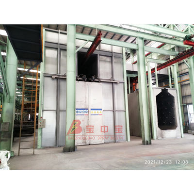 qualidade Equipamento de revestimento profissional Cabine de pulverização de perfil de aço Revestimento de sala de pintura fábrica