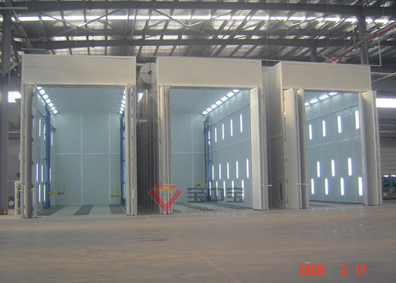 Cabine da pintura do tela táctil do PLC para a maquinaria de construção grandes peças fabricadas