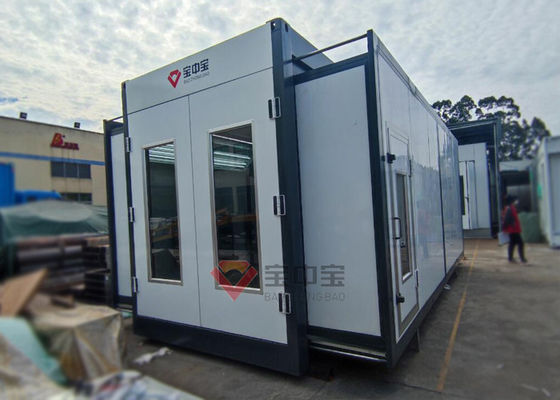 qualidade Sala de pintura do auto recipiente portátil do carro da parede lateral do balanço da expansão da cabine de pulverizador fábrica