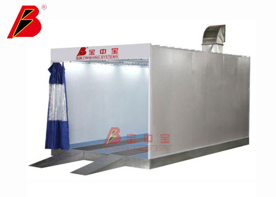 qualidade Cabines de lixamento que lustram a estação da preparação da pintura da cortina 6kw do PVC fábrica