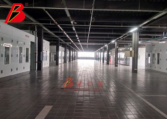 qualidade 4s linhas de pintura da chapa metálica da oficina de reparações 10min auto fábrica