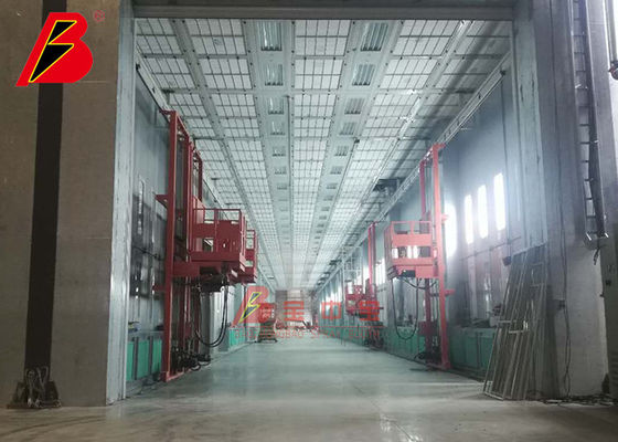 Linhas de pintura industriais do TUV do CE dobro do revestimento de pulverizador