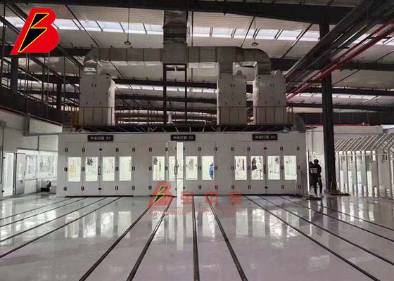 qualidade Linha de pintura da folha de metal da estação do reparo industrial do carro multi fábrica
