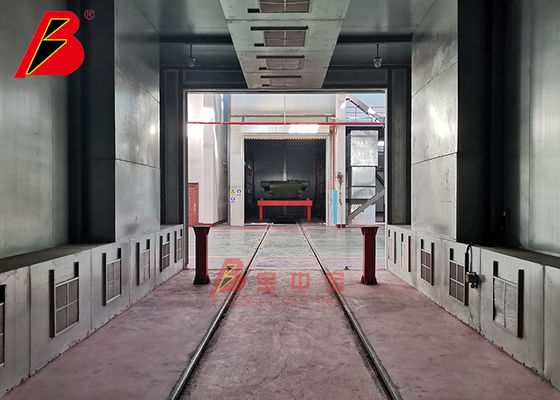 qualidade Cabine de pulverizador automotivo minuto do CE 2.5m do sistema do calor do queimador de gás fábrica