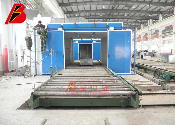 qualidade Linha de pintura projeto para o fornecedor de China da cabine de pulverizador do transporte do trole da lâmina do vento fábrica