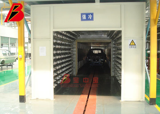 qualidade Linha de pintura de aço do carro do TUV da carcaça com sistema de refrigeração rápido fábrica