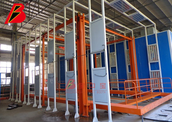 qualidade Cabines industriais da pintura do TUV do trole útil grandes fábrica
