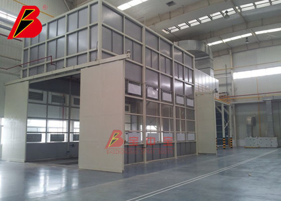 qualidade A parede visual do metal torna 1.0m Min Automatic Spray Painting Line fábrica