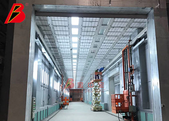 qualidade Manlift impermeável dentro da linha de produção de pintura fábrica