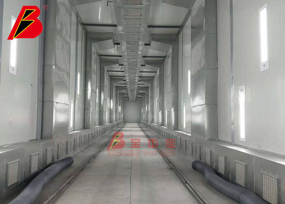 qualidade Sala de secagem do círculo de Internel linhas de pintura industriais de 20 mícrons fábrica