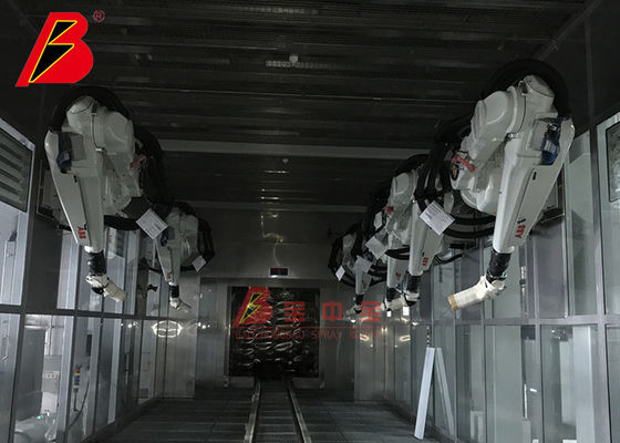 qualidade Linha de pintura bilateral componentes do robô do carro que pintam a linha de produção equipamentos de pintura da qualidade fábrica