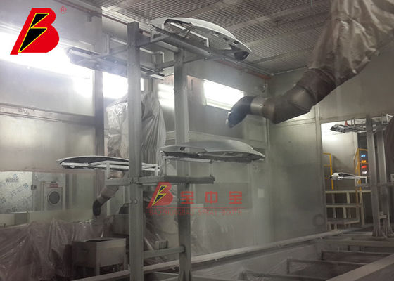 qualidade Linha de produção de pintura equipamentos de pintura do auto sistema de Hood Paint Room With Robot do metal fábrica