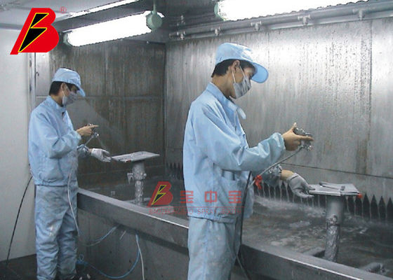 qualidade cabine pequena da pintura à pistola do Workpiece de 12000mm para a fatura da mobília fábrica