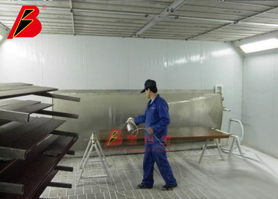 qualidade Cabine da pintura do armário 34.5KW com sistema do filtro da cortina de água fábrica