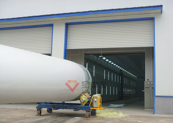 qualidade Turbina eólica da sala do pulverizador da lâmina do vento de Customied a grande eleva-se equipamentos de pintura fábrica
