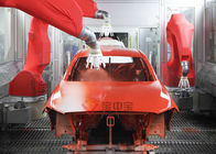 Auto linha de pintura linha automática do corpo equipamento do robô da pintura para a produção dos carros do tipo