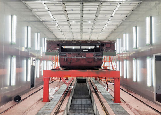 qualidade Linha pesada militar da cabine da pintura da máquina da cabine de pulverizador do produto da sala da pintura do tanque fábrica