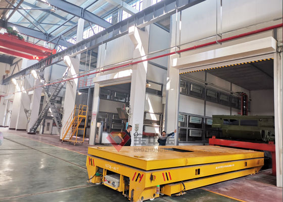 qualidade Equipamentos de transporte para a linha de pintura militar do tanque com sala elétrica da pintura da indústria do trole fábrica