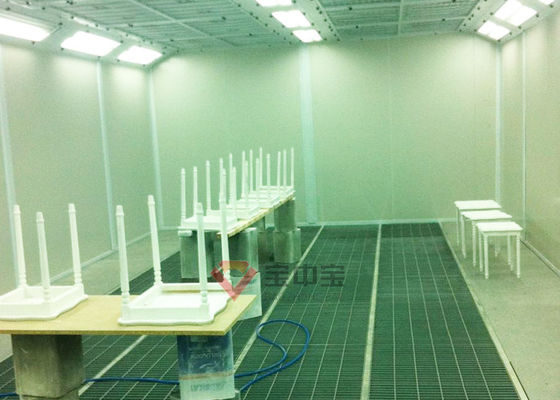 Coza a cabine de pintura da pintura da cortina de água dos equipamentos de lãs da cabine de pulverizador da mobília da cabine BZB