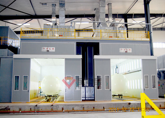 qualidade Equipamentos de pintura da fábrica militar industrial da cabine da pintura à pistola fábrica