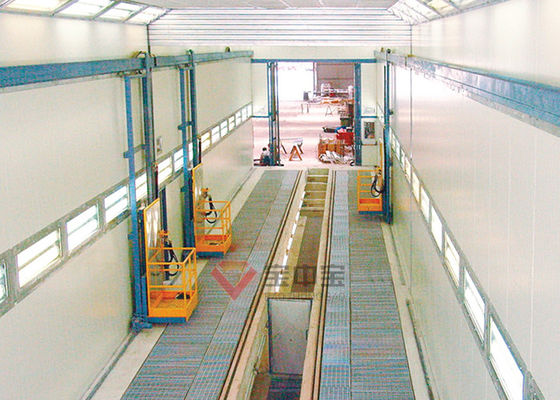 qualidade Plataforma de funcionamento do elevador do homem para soluções da pintura do metro da cabine de pulverizador do trem fábrica