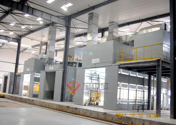 qualidade Pulverize a linha de produção da pintura pela sala de cozimento de alta temperatura para o veículo nas forças armadas fábrica