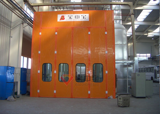 qualidade O ônibus pinta a sala abaixo da linha de produção de pintura do veículo da cabine de pulverizador do caminhão do esboço fábrica