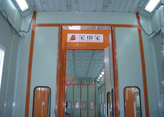qualidade cabine de pulverizador industrial longa do ônibus de 15m com iluminação do lado do armário do fã fábrica