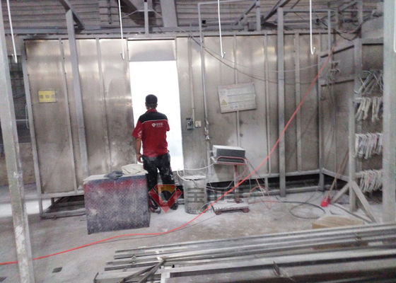 Linha de pintura automatizada do revestimento do pó de BZB equipamento industrial