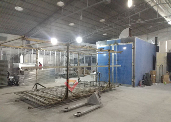 A corrente do trole 250 graus coze o forno para a linha de revestimento equipamentos do pó
