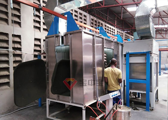 qualidade Linha de produção totalmente automático do revestimento do pó de Reciprocator para a cabine de cozimento fábrica