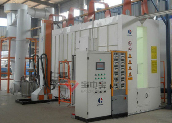 qualidade Linha de revestimento automática grande do pó da sala de pó do remoinho em Singapura fábrica