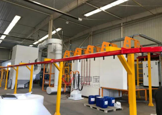 qualidade Linha de pintura automática da pulverização do pó do ciclone grande para o equipamento da ventilação fábrica