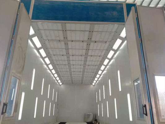 Cabine de pulverizador personalizada do ônibus e do caminhão com sala clara lateral da pintura 1000lux