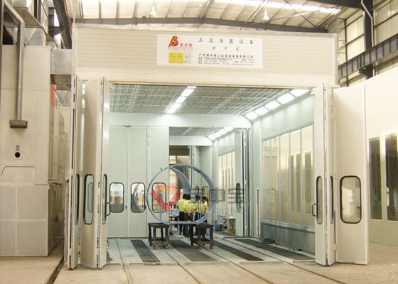 qualidade A cabine da pintura da maquinaria pesada para a fábrica da condição do ar projeta a linha de revestimento profissional fábrica