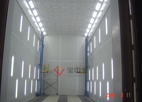 qualidade Grande cabine da pintura com a cabine de levantamento da pintura da maquinaria pesada de Customied da plataforma de funcionamento fábrica