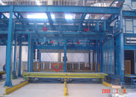 Sistema de transporte automático para a cabine da pintura da maquinaria pesada
