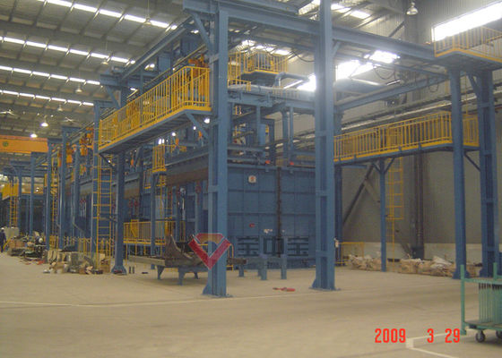 qualidade Cabine da pintura da maquinaria pesada com linha de pintura automática do sistema Industral da corrente da entrega fábrica