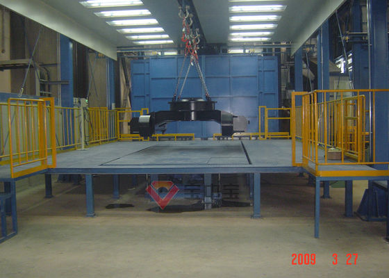 qualidade A linha de pintura automática do pulverizador para a cabine da pintura da maquinaria pesada continua a linha de transporte fábrica