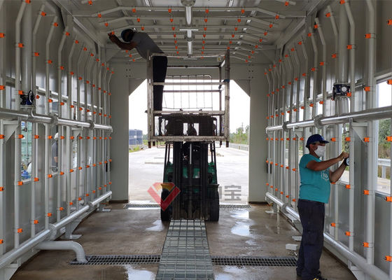 As salas de teste do chuveiro molham o reparo do escape da água da cabine do teste da tensão