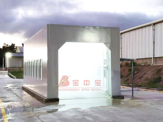 qualidade Linha do teste da tensão da água com iluminação da cabine chovendo da inspeção fábrica