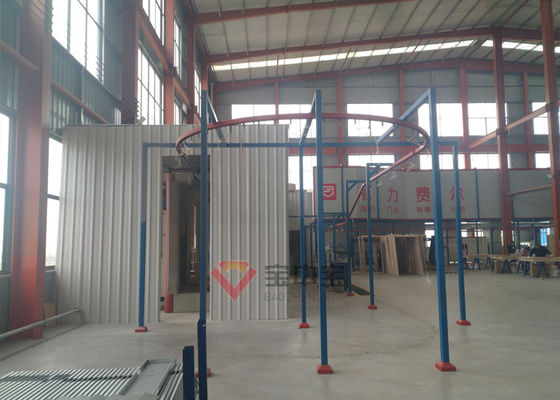 qualidade Pulverize a linha de revestimento de revestimento tipo do pó do equipamento pulverizam a cabine de revestimento fábrica